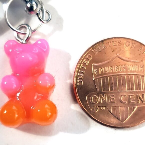 Resin Gummy Bear Earrings - Picture 4 of 4